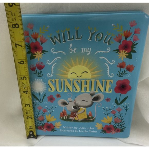 Will You Be My Sunshine Children Board Book Family Child Love Large Print Read - Picture 4 of 7